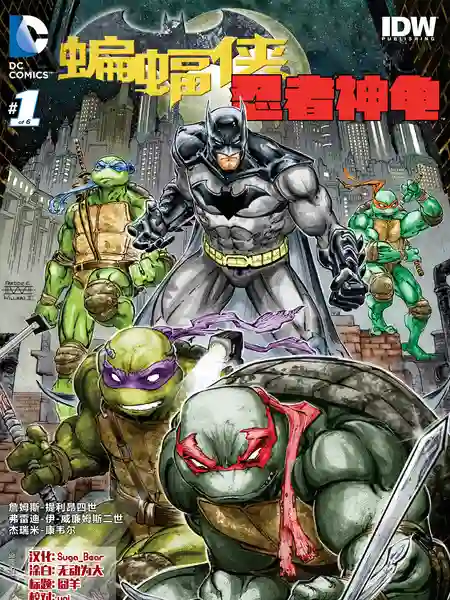 蝙蝠侠与忍者神龟海报