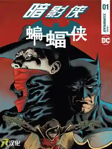 暗影侠与蝙蝠侠联动刊海报