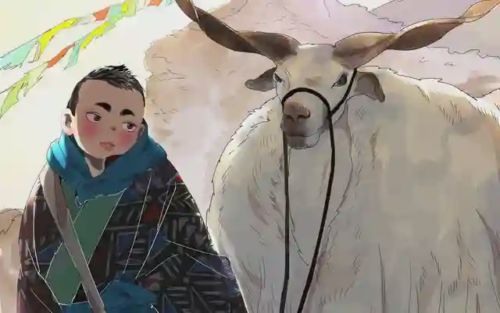 雪山·草地·传说少年登巴的故事漫画